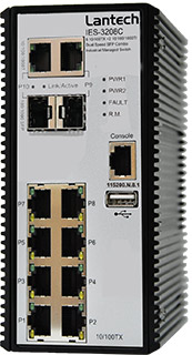 Ethernet коммутатор IP камер c 8 10/100TX и 2 гигабитными портами