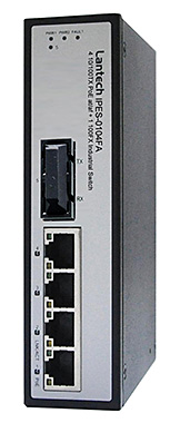 Ethernet коммутатор на 4 порта со встроенными PoE-инжекторами по 30 Вт
