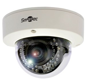 3,14 МР уличная купольная IP камера Smartec для работы при температурах до -40°С