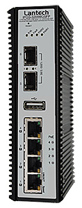 4-портовый коммутатор с 2 SFP и удаленным управлением через SNMP