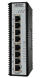  Индустриальный неуправляемый PoE коммутатор c IP30 и работой при -40°С