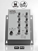 Новинка Lantech: виброустойчивый 8-портовый коммутатор IPES-0008B с IP41, работой при-40°С и 5-летней гарантией