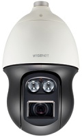 Новая 2 МР уличная PTZ камера видеонаблюдения WISENET XNP-6550RH с 55х трансфокатором, 500-метровой ИК-подсветкой и SFP модулем Вандалозащищенная поворотная IP-камера WISENET XNP-6550RH с 55-кратным трансфокатором