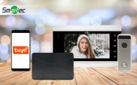 Новое решение Smartec: видеодомофон с возможностью приема вызова на смартфоне Видеодомофон для дома и офиса с управлением со смартфона