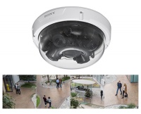 Sony анонсировала 12 MP купольные камеры видеонаблюдения SNC-WL862 с 4-мя независимо позиционируемыми видеомодулями 4-сенсорные 20 МР IP камеры видеонаблюдения SNC-WL862 марки Sony