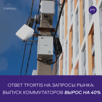 Ответ TFortis на запросы рынка: выпуск вырос на 40% Ответ TFortis на запросы рынка: выпуск вырос на 40%