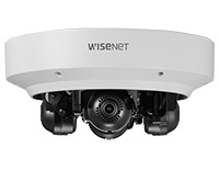 Новейшая 4-модульная камера Wisenet с моторизованными PTRZ объективами Новейшая 4-модульная камера Wisenet с моторизованными PTRZ объективами