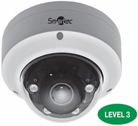 Новая уличная 8 Мп камера Smartec уровня Level 3 с расширяемой аналитикой NEYRO II 8 Мп купольная камера Smartec STC-IPMА8526FRA