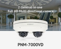 Новинка WISENET – двухсенсорная уличная IP-камера видеонаблюдения с Full HD и 4 вариантами фиксированной оптики Универсальные 2 MP уличные видеокамеры PNM-7000VD c 4 видеомодулями на выбор