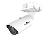 Новая уличная 5 Мп видеокамера Smartec с моторизированной 12х оптикой и 80 м ИК-подсветкой Цилиндрическая IP-камера с моторизированным 12х объективом