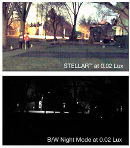 система STELLAR компании Arecont Vision для цветной видеосъемки при недостатке света