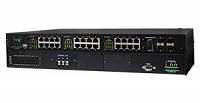 Новые 24-портовые промышленные коммутаторы IPES-3424DSFP марки Lantech для распределения трафика между устройствами системы видеонаблюдения уличного объекта Новые 24-портовые промышленные коммутаторы IPES-3424DSFP марки Lantech для распределения трафика между устройствами системы видеонаблюдения уличного объекта