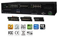 Управляемый Ethernet коммутатор Lantech IPGS-6300-2P-AC