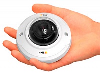 Новые вандалозащищенные купольные мини камеры видеонаблюдения AXIS M3046-V с разрешением 4 МР и обзором на 128° Широкоугольные IP-камеры видеонаблюдения с компактным купольным корпусом и защитой от вандалов