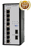 8-портовый коммутатор IPGS-0208MGSFP с PoE-инжекторами и двумя SFP-слотами