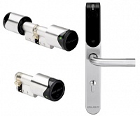 Assa Abloy представила семейство беспроводных электронных замков Aperio для автономной работы или в составе RFID-системы контроля доступа — Беспроводные электронные замковые цилиндры и фурнитура Aperio марки Assa Abloy