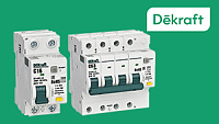 ДИФ-103 4,5 кА NEW: автоматический выключатель дифференциального тока АВДТ марки Dekraft
