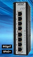 Lantech вывела на рынок 8-портовые неуправляемые коммутаторы с PoE-питанием IPGS-0008B для систем видеонаблюдения промышленных объектов и транспортных средств В линейке промышленного сетевого оборудования Lantech для систем видеонаблюдения появились неуправляемые коммутаторы на 8 PoE-портов