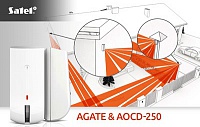Satel выпустила двухсенсорные уличные беспроводные датчики AOCD-250 с обнаружением на дистанциях до 14 м беспроводные датчики движения Satel AOCD-250